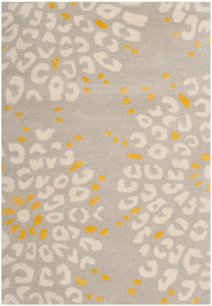 Safavieh Capri Cpr355A Grey / Ivory Geometric Area Rug