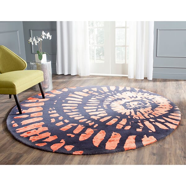 Safavieh Capri Cpr411B Steel / Blue Geometric Area Rug