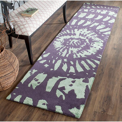 Safavieh Capri Cpr411C Lavander / Sage Geometric Area Rug