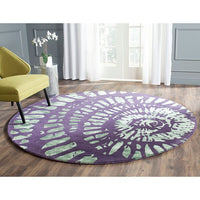 Safavieh Capri Cpr411C Lavander / Sage Geometric Area Rug