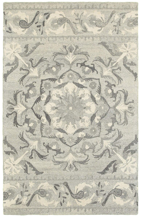 Oriental Weavers Sphinx Craft 93001 Ash / Ivory Area Rug