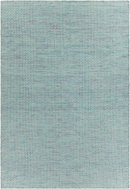 Chandra Crest Cre-33503 Blue Solid Color Area Rug