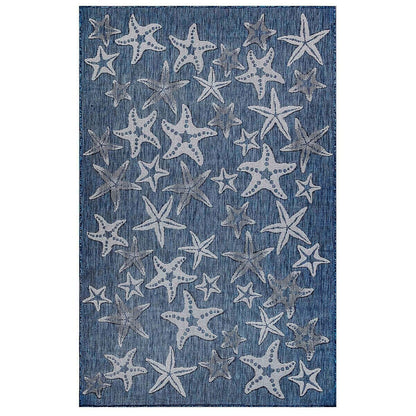 Liora Manne Carmel Starfish 8415/33 Navy Coastal Area Rug