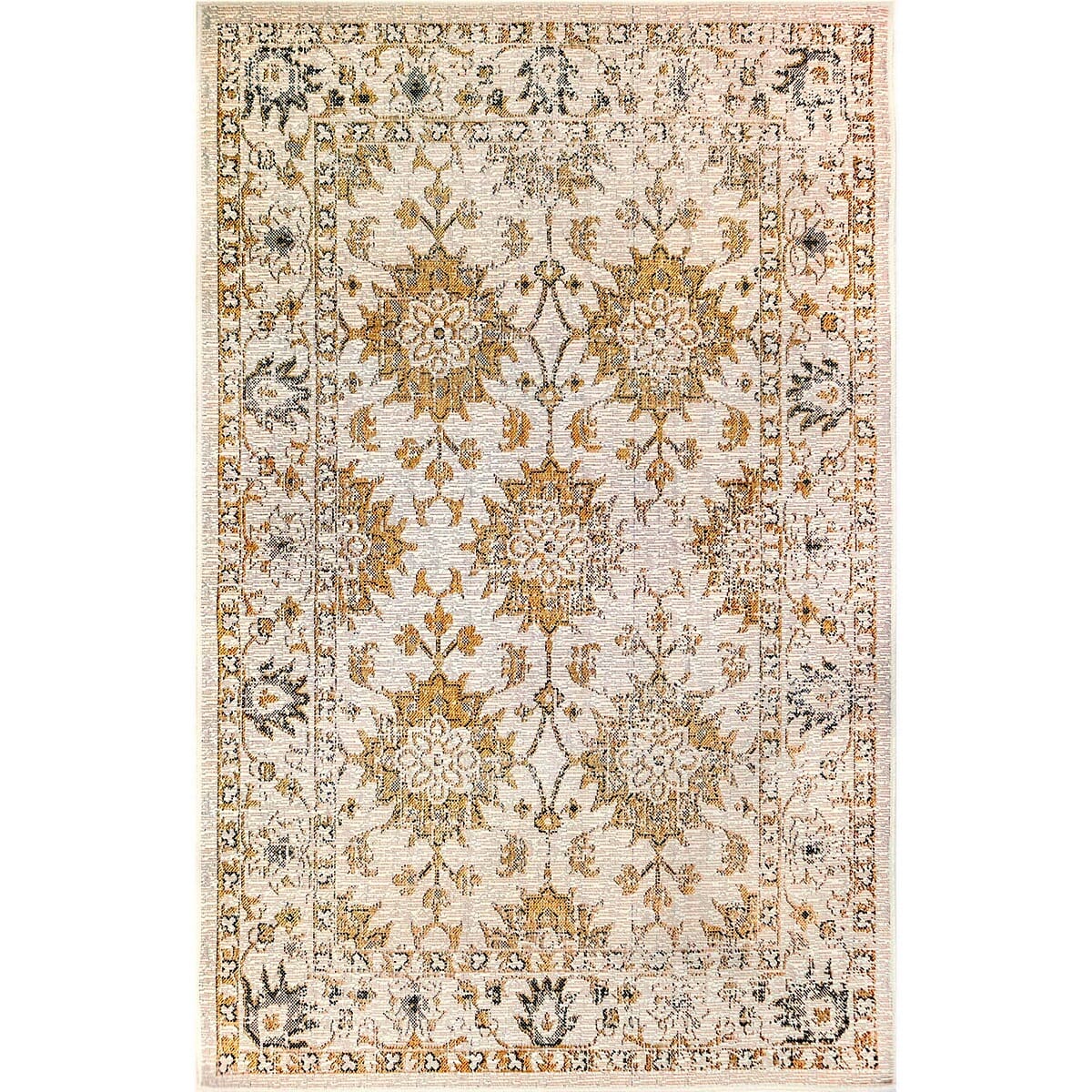 Liora Manne Carmel Vintage Floral 8418/12 Sand Area Rug