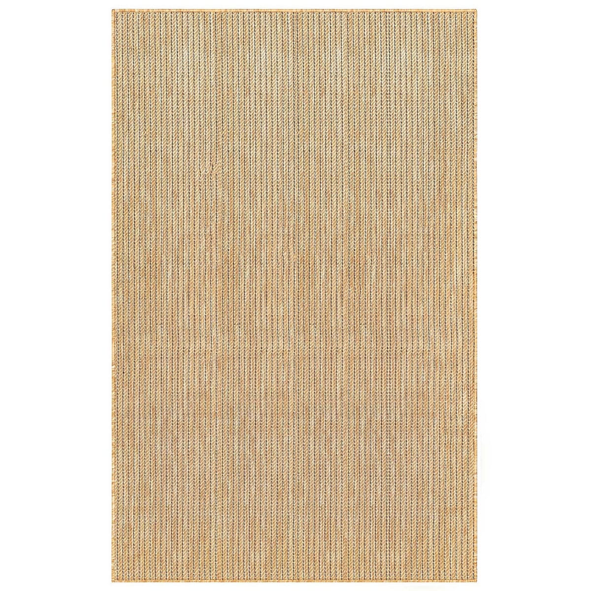 Liora Manne Carmel Texture Stripe 8422/12 Sand Solid Color Area Rug