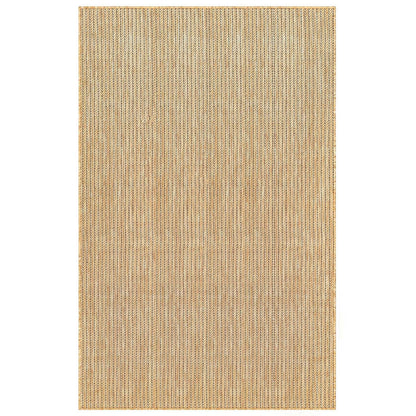 Liora Manne Carmel Texture Stripe 8422/12 Sand Solid Color Area Rug