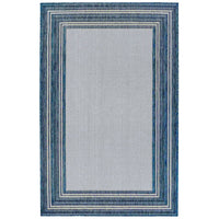 Liora Manne Carmel Multi Border 8425/33 Navy Bordered Area Rug