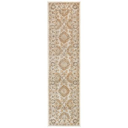 Liora Manne Carmel Vintage Floral 8418/12 Sand Area Rug