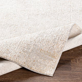Surya Carmel Crl-2300 Light Gray, White, Taupe, Medium Gray Rugs.