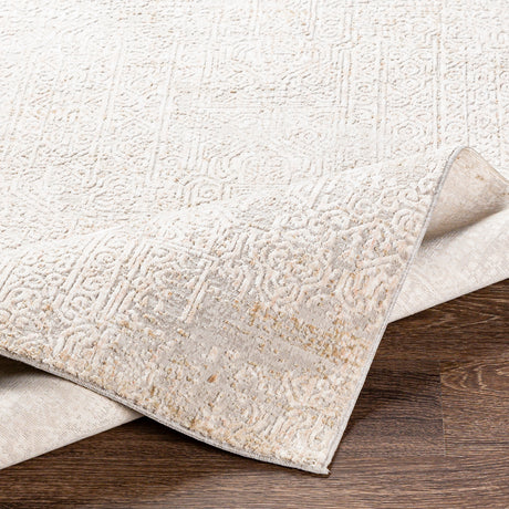 Surya Carmel Crl-2300 Light Gray, White, Taupe, Medium Gray Rugs.