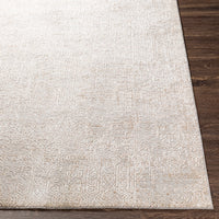 Surya Carmel Crl-2300 Light Gray, White, Taupe, Medium Gray Area Rug