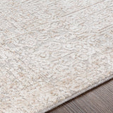 Surya Carmel Crl-2300 Light Gray, White, Taupe, Medium Gray Rugs.