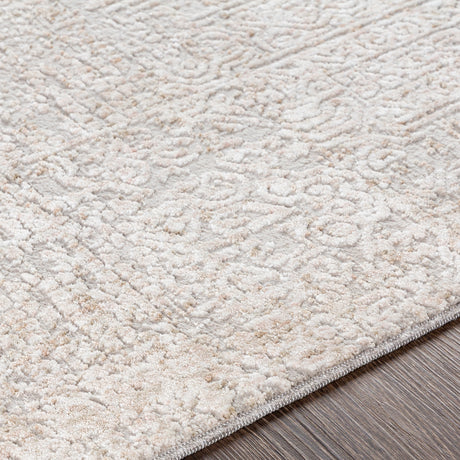 Surya Carmel Crl-2300 Light Gray, White, Taupe, Medium Gray Rugs.