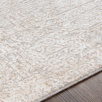 Surya Carmel Crl-2300 Light Gray, White, Taupe, Medium Gray Area Rug