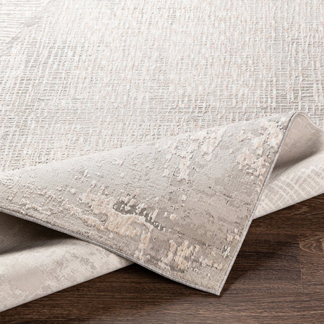Surya Carmel Crl-2301 Light Gray, White, Taupe, Medium Gray Rugs.