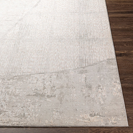 Surya Carmel Crl-2301 Light Gray, White, Taupe, Medium Gray Rugs.