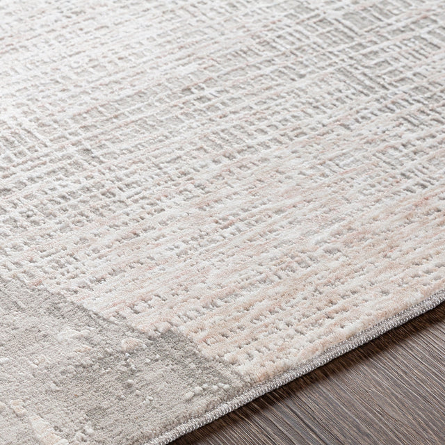 Surya Carmel Crl-2301 Light Gray, White, Taupe, Medium Gray Rugs.