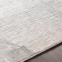 Surya Carmel Crl-2301 Light Gray, White, Taupe, Medium Gray Area Rug