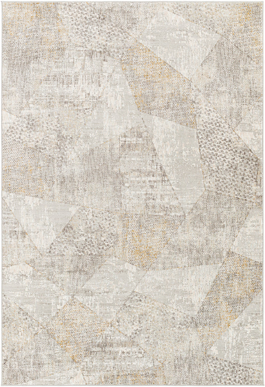 Surya Carmel Crl-2303 Ivory, Light Gray, Medium Gray, Taupe Area Rug