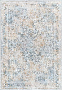 Surya Carmel Crl-2312 Taupe, Aqua, Navy, Mustard Area Rug