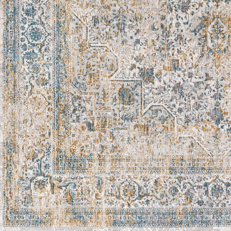 Surya Carmel Crl-2312 Taupe, Aqua, Navy, Mustard Rugs.