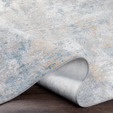 Surya Carmel Crl-2314 Taupe, Light Gray, Mustard, Aqua Rugs.