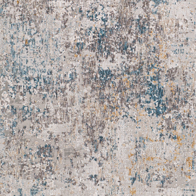 Surya Carmel Crl-2314 Taupe, Light Gray, Mustard, Aqua Rugs.