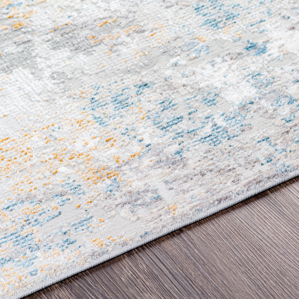 Surya Carmel Crl-2314 Taupe, Light Gray, Mustard, Aqua Rugs.