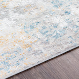 Surya Carmel Crl-2314 Taupe, Light Gray, Mustard, Aqua Rugs.