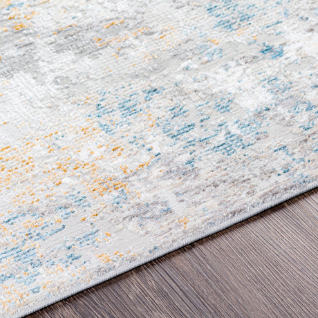 Surya Carmel Crl-2314 Taupe, Light Gray, Mustard, Aqua Rugs.