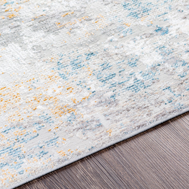 Surya Carmel Crl-2314 Taupe, Light Gray, Mustard, Aqua Rugs.