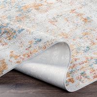 Surya Carmel Crl-2316 Taupe, Aqua, Mustard, Navy Area Rug