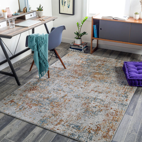 Surya Carmel Crl-2316 Taupe, Aqua, Mustard, Navy Rugs.