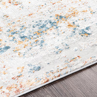 Surya Carmel Crl-2316 Taupe, Aqua, Mustard, Navy Area Rug