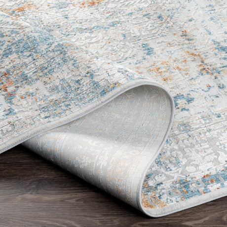 Surya Carmel Crl-2317 Taupe, Light Gray, Aqua, Mustard Rugs.