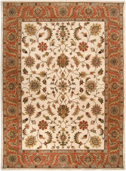 Surya Crowne Crn-6004 Beige, Camel, Dark Brown, Black Area Rug