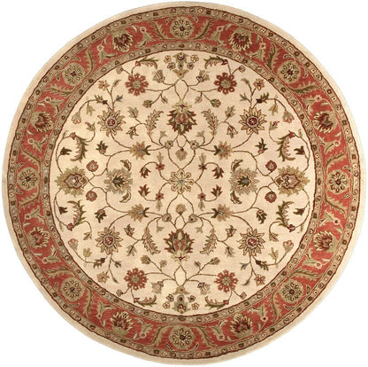 Surya Crowne Crn-6004 Beige, Camel, Dark Brown, Black Area Rug