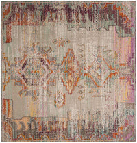 Safavieh Crystal Crs517P Light Grey / Purple Vintage / Distressed Area Rug