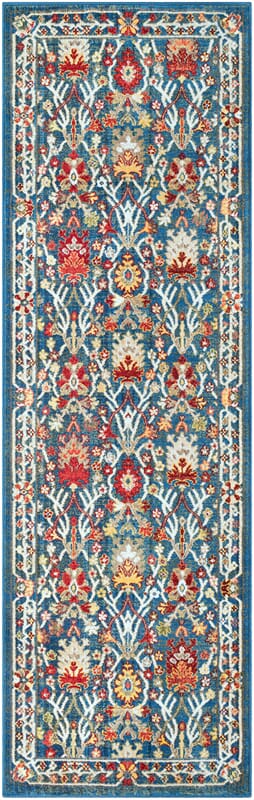 Surya Crafty Crt-2308 Navy, Khaki, White, Burnt Orange Area Rug