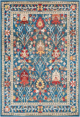 Surya Crafty Crt-2308 Navy, Khaki, White, Burnt Orange Rugs.