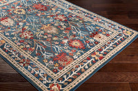 Surya Crafty Crt-2308 Navy, Khaki, White, Burnt Orange Area Rug