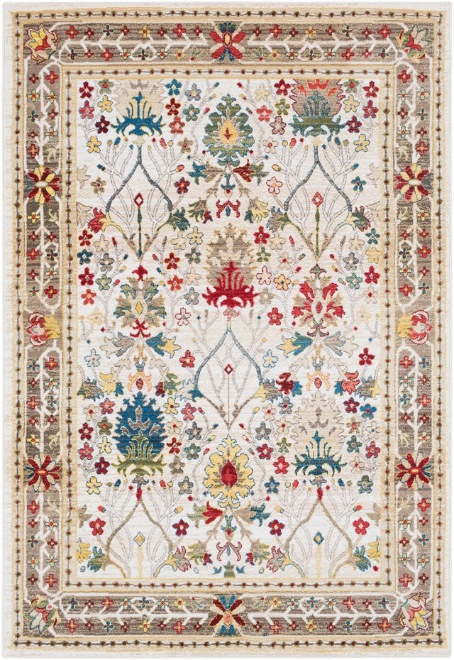 Surya Crafty Crt-2311 Dark Red, White, Khaki, Camel Rugs.