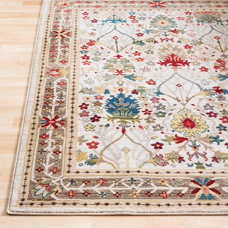 Surya Crafty Crt-2311 Dark Red, White, Khaki, Camel Rugs.