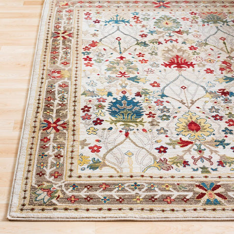 Surya Crafty Crt-2311 Dark Red, White, Khaki, Camel Rugs.