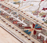 Surya Crafty Crt-2311 Dark Red, White, Khaki, Camel Rugs.