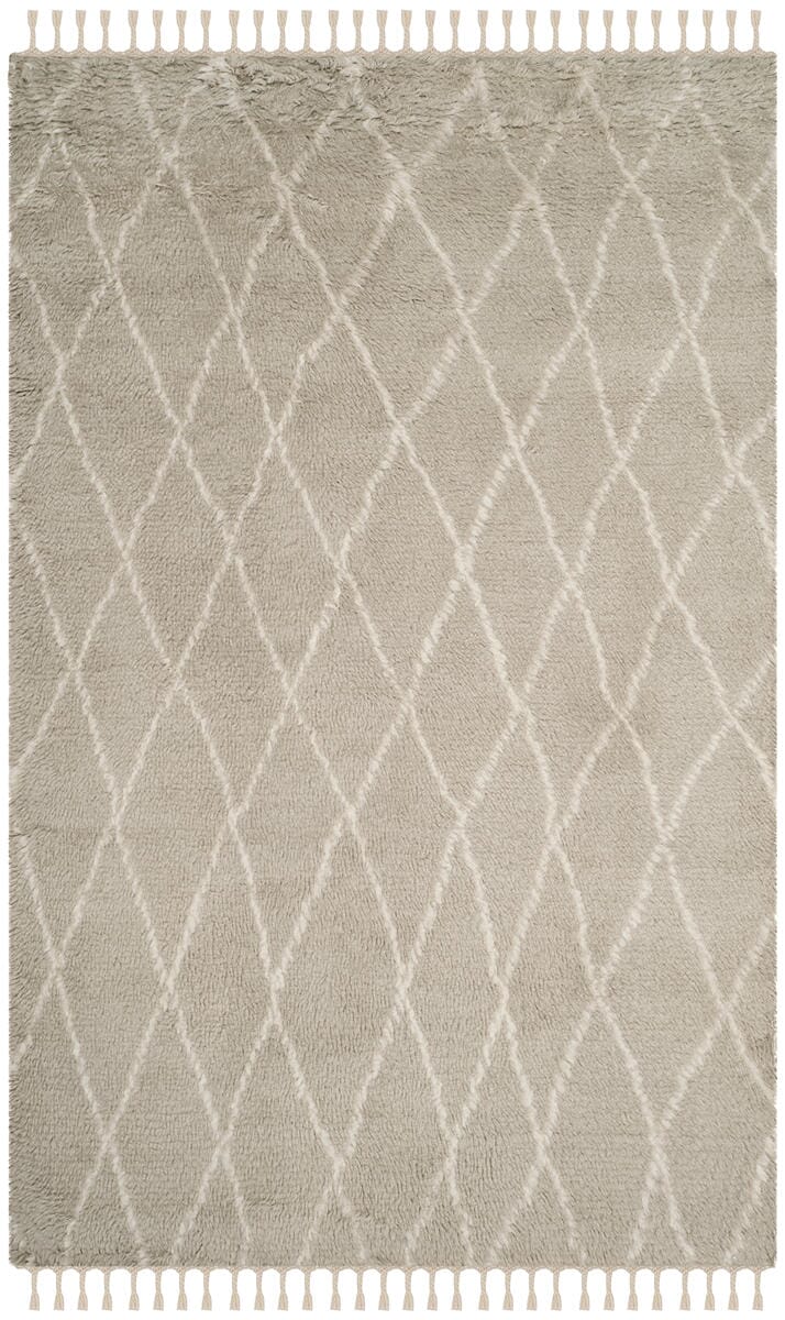 Safavieh Casablanca Csb145D Grey / Ivory Geometric Area Rug