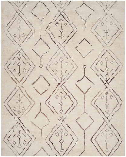 Safavieh Casablanca Csb212A Ivory / Multi Moroccan Area Rug