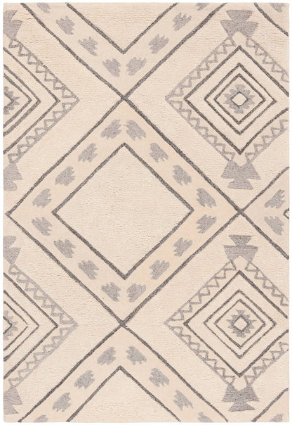 Safavieh Casablanca Csb302A Ivory / Grey Moroccan Area Rug