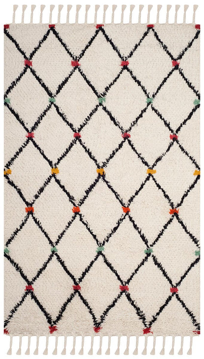 Safavieh Casablanca Csb728A Ivory / Multi Geometric Area Rug