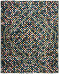 Safavieh Casablanca Csb750M Blue / Gold Geometric Area Rug